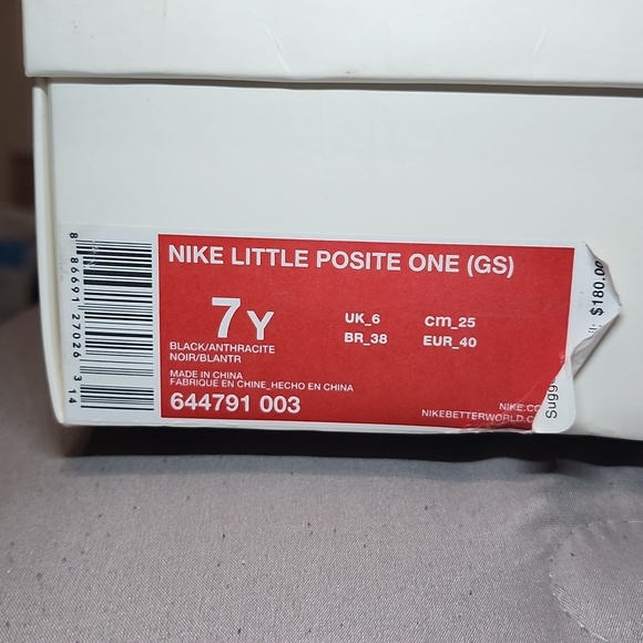 Nike Little Posite One  'Anthracite'(GS) - Picture 4 of 8